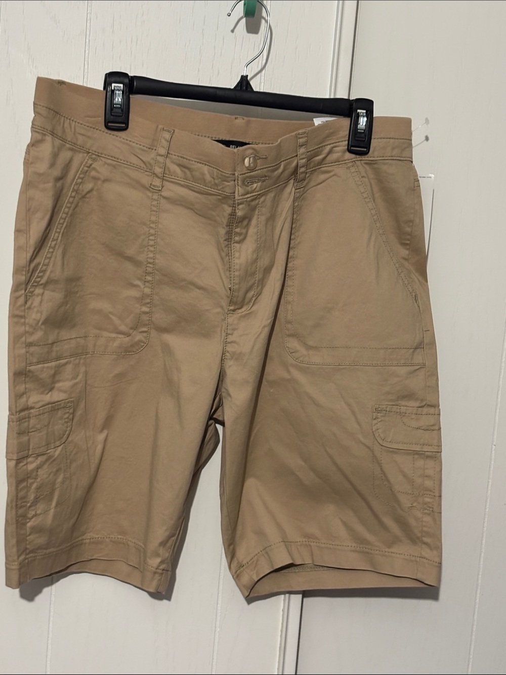 Riders by Lee Khaki Cargo Shorts - Utility Pocket Style